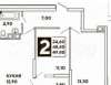 Продам 2-комнатную квартиру в Краснодаре, МХГ-СМР, ул. Западный Обход 39/2к5, 51.2 м²