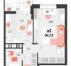 Продам 1-комнатную квартиру, ул. имени Героя Георгия Бочарникова 4, 37.3 м²
