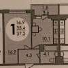 Продам 1-комнатную квартиру в Краснодаре, ГМР, микрорайон Почтовый пр-т имени писателя Знаменского 34, 37 м²