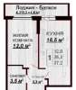 Продам 2-комнатную квартиру в Краснодаре, Российский п., Тепличная ул. 62/1, 37.5 м²