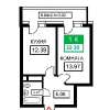 Продам 1-комнатную квартиру в Краснодаре, ПМР, Бородинская ул. 156/2, 39 м²
