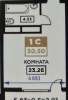 Продам студию в Краснодаре, Табачка-ШМР, ул. Школьная стр. 1, 30.5 м²