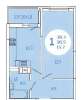 Сдам 1-комнатную квартиру, ул. Адмирала Крузенштерна 6/3, 38.3 м²