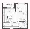 Продам 1-комнатную квартиру в Краснодаре, КМР, ул. Владимира Жириновского 1к1, 33 м²