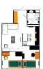 Продам 4-комнатную квартиру в Краснодаре, ККБ, Домбайская ул. 10, 50 м²
