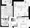 Продам 2-комнатную квартиру, жилой комплекс Самолёт-4, 50.6 м²
