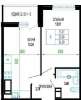 Продам 1-комнатную квартиру в Краснодаре, РИП, ул. Петра Метальникова д. 36, 34.3 м²