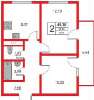 Продам 2-комнатную квартиру в Краснодаре, РИП, Российская ул. 267, 46 м²