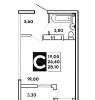 Продам студию в Краснодаре, МХГ-СМР, ул. Западный Обход 39/2к3, 29 м²