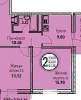Продам 2-комнатную квартиру в Краснодаре, МХГ-СМР, Круговая ул. 4Вк3, 60 м²