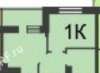 Продам 1-комнатную квартиру в Краснодаре, МХГ-СМР, ул. Красных Партизан 1/4к16, 32 м²