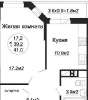 Продам 1-комнатную квартиру в Краснодаре, РИП, Московская ул. 133к4, 41 м²