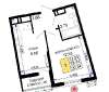 Продам 1-комнатную квартиру в Краснодаре, ЧМР, Воронежская ул. 47/10, 30 м²