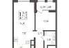 Продам 1-комнатную квартиру в Краснодаре, Энка-п.Жукова, проезд 1-й Лиговский стр. 5, 41.8 м²