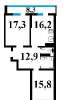 Сдам 2-комнатную квартиру в Краснодаре, ФМР, -н Дальний пр. 11к2, 68.2 м²