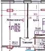Продам 1-комнатную квартиру в Краснодаре, Авиагородок-9км, микрорайон 9-й километр Ярославская ул. 113, 57 м²