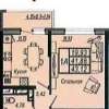 Продам 1-комнатную квартиру в Краснодаре, Аврора, Стахановская ул. 1/5, 43.1 м²