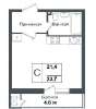 Продам студию в Краснодаре, МХГ-СМР, ул. Западный Обход 39/1к6, 23 м²