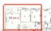 Продам 2-комнатную квартиру, ул. имени Героя Ростовского 8к3, 56 м²
