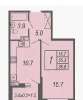 Продам 1-комнатную квартиру, Адмиралтейский б-р 3к3, 37 м²
