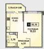Продам 1-комнатную квартиру в Краснодаре, ККБ, ул. им. Героя Яцкова И.В. 19к3, 36 м²