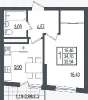 Продам 1-комнатную квартиру в Краснодаре, МХГ-СМР, ул. Красных Партизан 4/1, 35.9 м²
