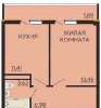 Продам 1-комнатную квартиру, Краснодарский п., ул. Краеведа Соловьёва 6К4, 38.2 м²