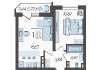 Продам 1-комнатную квартиру в Краснодаре, КМР, ул. Уральская д. 87/7, 37 м²