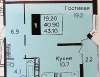 Продам 1-комнатную квартиру в Краснодаре, ГМР, ул. имени В.Н. Мачуги 166/1, 43.1 м²