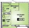 Продам студию, ул. имени Героя Георгия Бочарникова 12/1, 29.3 м²