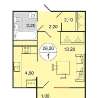 Продам студию в Краснодаре, Северный п., 5-я Дорожная ул. 68к1, 26.2 м²