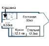 Продам 2-комнатную квартиру в Краснодаре, ФМР, Совхозная ул. 1к7, 71.3 м²