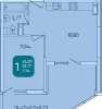 Продам 1-комнатную квартиру, мкр-н Любимово 18, 52 м²