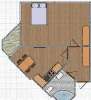 Продам 1-комнатную квартиру, ул. Краснознамённая д. 1/2, 51.6 м²