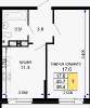 Продам 1-комнатную квартиру, ул. Лётчика Позднякова 2к16, 38.4 м²
