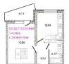 Продам 1-комнатную квартиру в Краснодаре, РИП, Ленинский пер. 20/1к10, 47 м²
