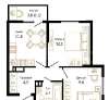 Продам 2-комнатную квартиру, ул. Даниила Смоляна 65к1, 50 м²