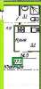Продам 1-комнатную квартиру в Краснодаре, Российский п., ул. Генерала Петрова 15, 27 м²