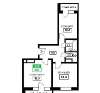 Продам 2-комнатную квартиру в Краснодаре, ККБ, Домбайская ул. 55к3, 61 м²