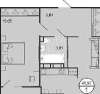 Продам 2-комнатную квартиру в Краснодаре, Энка-п.Жукова, ул. Крылатская д. 17/1 лит. В, 47 м²