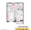 Продам 1-комнатную квартиру, ул. имени Дзержинского, 38 м²