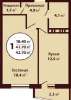 Продам 1-комнатную квартиру в Краснодаре, ФМР, пр. Репина 3к1, 43 м²
