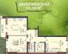 Продам 2-комнатную квартиру в Краснодаре, МХГ-СМР, ул. им. генерала Корнилова д. 9 лит. 5, 55 м²