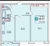 Продам 2-комнатную квартиру в Краснодаре, ГМР, микрорайон Почтовый пр-т имени писателя Знаменского 9к2, 68.7 м²