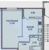 Продам 1-комнатную квартиру в Краснодаре, Энка-п.Жукова, Конгрессная ул. 27, 36.6 м²
