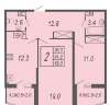 Сдам 2-комнатную квартиру, Адмиралтейский б-р 3к3, 70 м²