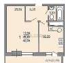 Продам 1-комнатную квартиру в Краснодаре, Энка-п.Жукова, Кореновская ул. 2к1, 41 м²