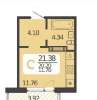 Продам студию в Краснодаре, МХГ-СМР, ул. Красных Партизан 1/4к15, 20 м²