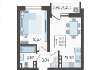 Продам 1-комнатную квартиру в Краснодаре, КМР, ул. Уральская д. 87/7, 35.3 м²