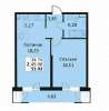 Продам 2-комнатную квартиру в Краснодаре, ГМР, ул. Автолюбителей 1Г, 53 м²